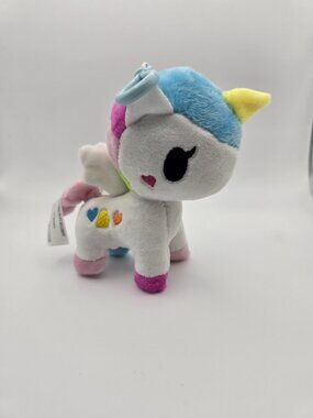 Tokidoki Bella Unicorno Pegasus Keychain Clip Plush Stuffed Animal Unicorn Toy